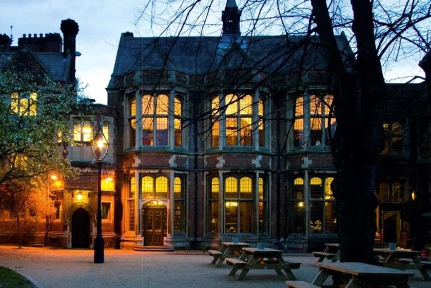 The historic Oxford Union building in Oxford, England